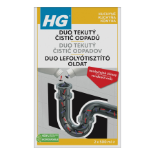 HG Duo lefolyótisztító 1000 ml tisztító- és takarítószer, higiénia