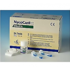 HgA1c teszt NycoCard készülékhez 24 db gyógyhatású készítmény