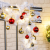 Hi fehér karácsonyi műfenyő girland fényfüzérrel 80 LED-del (438378)