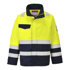  Hi-Vis Modaflame munkakabát PW_MV25YNRS Sárga/Navy - S méret