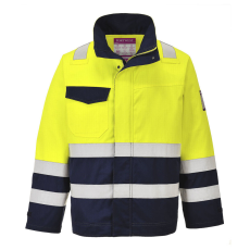  Hi-Vis Modaflame munkakabát PW_MV25YNRXXL Sárga/Navy - XXL méret