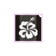  Hibiszkusz virág (csss0030) csillámtetoválás