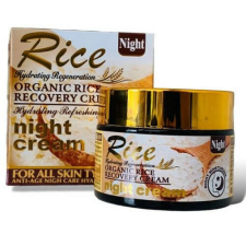 Hidratáló éjszakai krém, Wokali, Rice Night Cream, Minden bőrtípus, 55 g arckrém