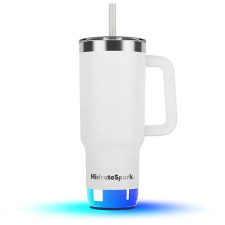 HidrateSpark PRO 2 Tumbler, 887 ml - fehér kulacs, kulacstartó