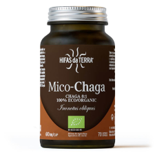 Hifas da Terra Mico-Chaga, immunerősítő, BIO, 70 kapszula Étrend-kiegészítő vitamin és táplálékkiegészítő