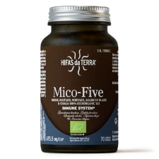 Hifas da Terra Mico-Five, immunerősítő, BIO, 70 kapszula Étrend-kiegészítő vitamin és táplálékkiegészítő