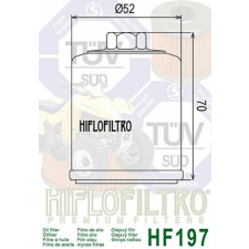 HIFLOFILTRO HIFLOFILTRO Olajszűrő - HF197 egyéb motorkerékpár alkatrész