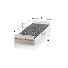 HIFLOFILTRO Mann-Filter CUK4795 Aktívszenes Pollenszűrő pollenszűrő