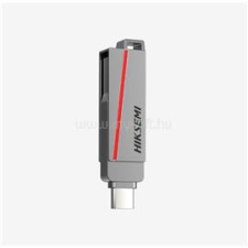HIKSEMI Dual Slim USB3.2 Type-C 64GB pendrive (ezüst) (HS-USB-E307C(STD)/64G/U3/NEWSEMI/WW) pendrive