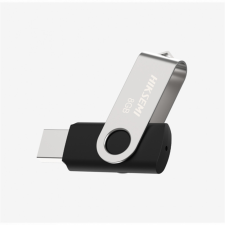 HIKSEMI Pendrive 16GB M200S &quot;Rotary&quot; USB 2.0, Szürke-Fekete (HIKVISION) pendrive