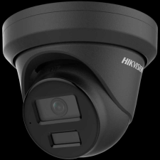 Hikvision 2 MP WDR fix EXIR IP dómkamera; beépített mikrofon; fekete megfigyelő kamera