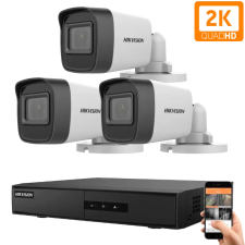 Hikvision 3 biztonsági kamerás IP kamera rendszer 4MP (HIK-IP-4MP-03) megfigyelő kamera