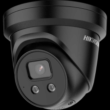 Hikvision 4 MP AcuSense WDR fix EXIR IP dómkamera; 30 m IR-távolsággal; beépített mikrofon; fekete megfigyelő kamera