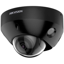 Hikvision 4 MP WDR fix ColorVu AcuSense IP mini dómkamera; riasztás I/O; hang I/O; mikrofon; fekete megfigyelő kamera