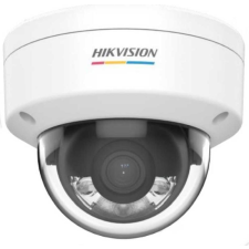 Hikvision 4 MP WDR fix ColorVu IP dómkamera; láthatófény; beépített mikrofon megfigyelő kamera