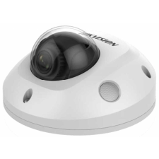 Hikvision 4 MP WDR fix EXIR IP mini dómkamera; hang I/O és mikrofon; riasztás I/O megfigyelő kamera