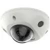Hikvision 4 MP WDR fix EXIR IP mini dómkamera; hang I/O; riasztás I/O; beépített mikrofon