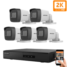 Hikvision 5 biztonsági kamerás IP kamera rendszer 4MP (HIK-IP-4MP-05) megfigyelő kamera