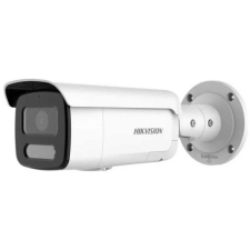 Hikvision 6 MP WDR fix ColorVu IP csőkamera; IR/láthatófény; fény- és hangriasztás; beépített mikrofon megfigyelő kamera