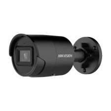 Hikvision 6 MP WDR fix EXIR IP csőkamera; mikrofon; fekete megfigyelő kamera