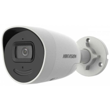 Hikvision 8 MP AcuSense WDR fix EXIR IP csőkamera 40 m IR-távolsággal; mikrofon; fény- és hangriasztás megfigyelő kamera
