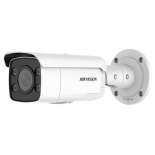Hikvision 8 MP WDR fix ColorVu AcuSense IP csőkamera; láthatófény; fény- és hangriasztás megfigyelő kamera