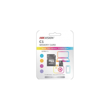Hikvision 8GB C1 microSDHC UHS-I CL10 Memóriakártya + Adapter (HS-TF-C1(STD)/8G/NEO/AD/W) memóriakártya