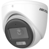 Hikvision Analóg HD, Dómkamera, 2MP, Fix objektív, 2.8mm, IR, 20m, Fém ház, DC12V, 4 in 1, beépített mic