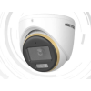 Hikvision Analóg HD, Turret kamera, 2MP, Fix objektív, 3.6mm, IR és Fehér LED, 20, Fém ház, DC12V, 4in1, mic