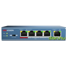 Hikvision DS-3E0105P-E PoE switch hub és switch