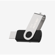 Hikvision HIKSEMI Pendrive - 128GB USB3.0, ROTARY M200S, Ezüst-Fekete pendrive