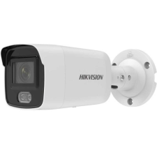Hikvision IP, Csőkamera, 4 MP, Fix objektív, 2.8mm, AcuSense, IR, Fehér LED megfigyelő kamera