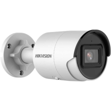 Hikvision IP, Csőkamera, 6 MP, Fix objektív, 4mm, EXIR 40m, IR, Beépített mikrofon megfigyelő kamera