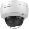Hikvision IP, Dómkamera, 8 MP, Fix objektív, 4mm, EXIR 30m,  IR,  Hang/riasztás I/O, Beépített mikrofon,