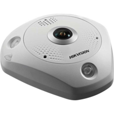 Hikvision IP, Fisheye kamera, 6 MP, Fix objektív, 1.27mm, IR, Beépített mikrofon megfigyelő kamera