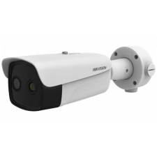 Hikvision IP hő- (384x288) 37,5°x28,5° és láthatófény (4 MP) kamera; ±8°C; -20°C-150°C; korrózióálló megfigyelő kamera