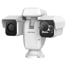 Hikvision IP hő- (640x512) 6.23°x4.98° és 4MP (6mm-336mm) forgózsámolyos kamera; ±8°C; -20°C-150°C; NEMA 4X megfigyelő kamera