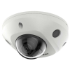 Hikvision IP, Mini dómkamera, 4 MP, Fix objektív, 4mm, EXIR 30m,  IR,  Hang/riasztás I/O