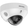 Hikvision IP, Mini dómkamera, 8 MP, Fix objektív, 4mm, EXIR 30m,  IR