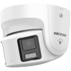 Hikvision IP Panoráma dómkamera, 8MP, Fix obj.,4mm, Fehér LED 40m, SD fogl.,Kétirányú audió, Fény-hang alarm