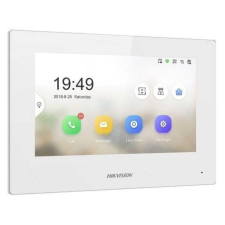 Hikvision IP video-kaputelefon beltéri egység, 7 LCD kijelző, fehér, WiFi kaputelefon