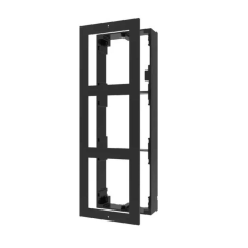 Hikvision Moduláris IP video-kaputelefon szerelőkeret felületre; 3 modulos, fekete kaputelefon