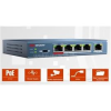 Hikvision Switch PoE - DS-3E0105P-E (4 port 100Mbps, 58W, 1 uplink port, L2) (DS-3E0105P-E)