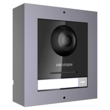 Hikvision Társasházi IP video-kaputelefon kültéri főegység; moduláris; felületre; 12VDC/PoE kaputelefon