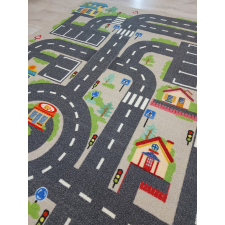 Hilal KIDS-CITY, autópályás gyerekszőnyeg gumis hátoldallal, 133x180 lakástextília