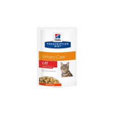 Hill's Hills PD Feline c/d Urinary Stress Pouch Chicken – 12x85g macskaeledel