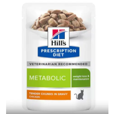 Hills Hill's Prescription Diet Feline Metabolic Weight Loss 12x85g macskaeledel