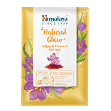 Himalaya Természetes Ragyogás Textilmaszk Sáfránnyal És C-vitaminnal 30 ml arcpakolás, arcmaszk
