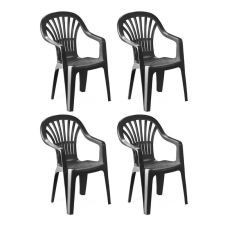  Himara Kerti szék Antracit - 4 DB O kerti bútor