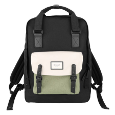 HIMAWARI 15.6” laptop hátizsák fekete-zöld (1010-7) (1010-7) számítógéptáska